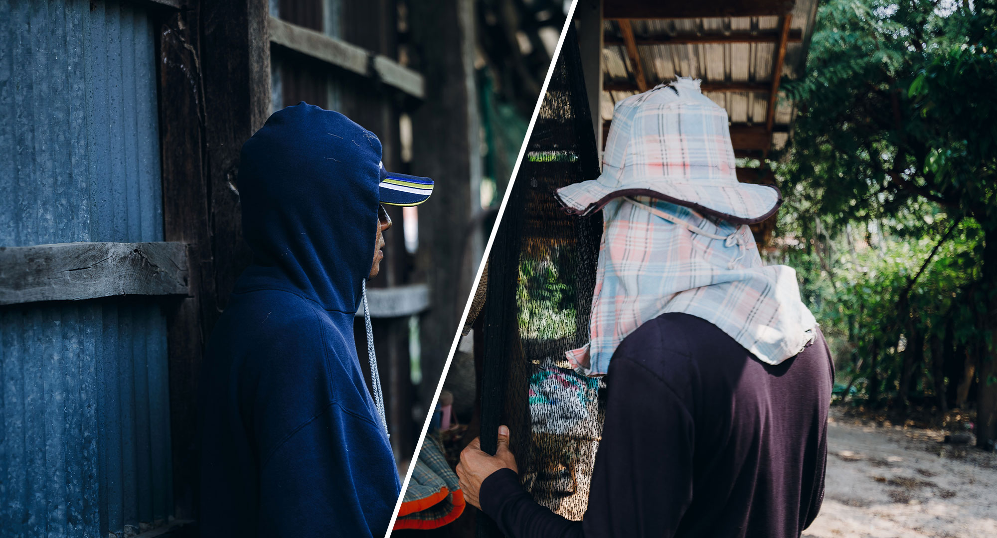 ”Kanya” och ”Arun” kom till Sverige för att röja och plantera. Med sig hade de drömmar om att tjäna tre gånger så mycket som i hemma i Thailand. Foto: Panavit Mark