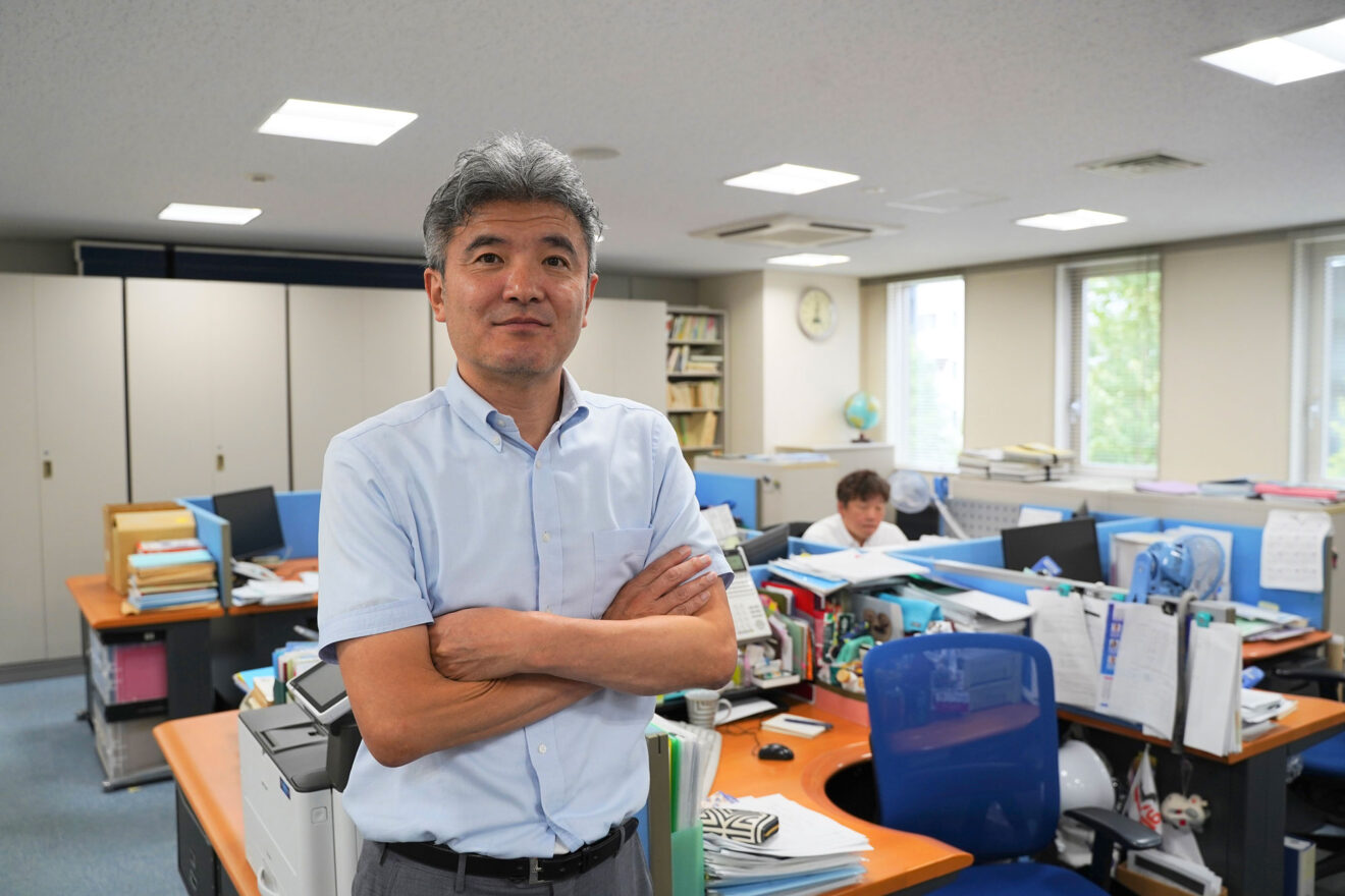 Den största utmaningen för facket är de sjunkande medlemstalen. Hideyuki Hirakawa är internationell koordinator på JCM. Foto: Peter Schwartz