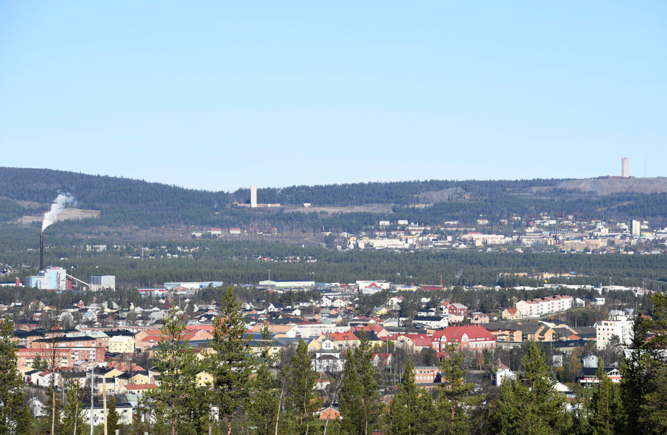 Gällivare och Malmberget. Foto: TT Nyhetsbyrån
