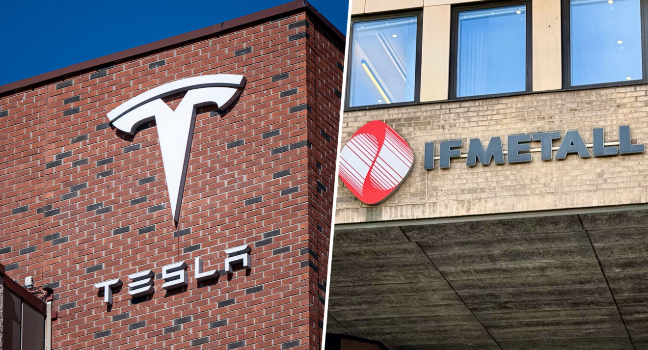 Teslastrejken flyttar utanför Sveriges gränser – IF Metall lägger blockad på utlandsarbete 