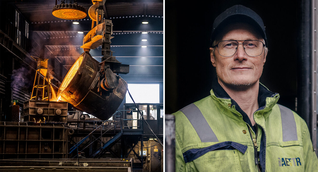 Andreas Ericsson, före detta klubbordförande för IF Metall på Baettr i Guldsmedshyttan. Foto: David Ludmark