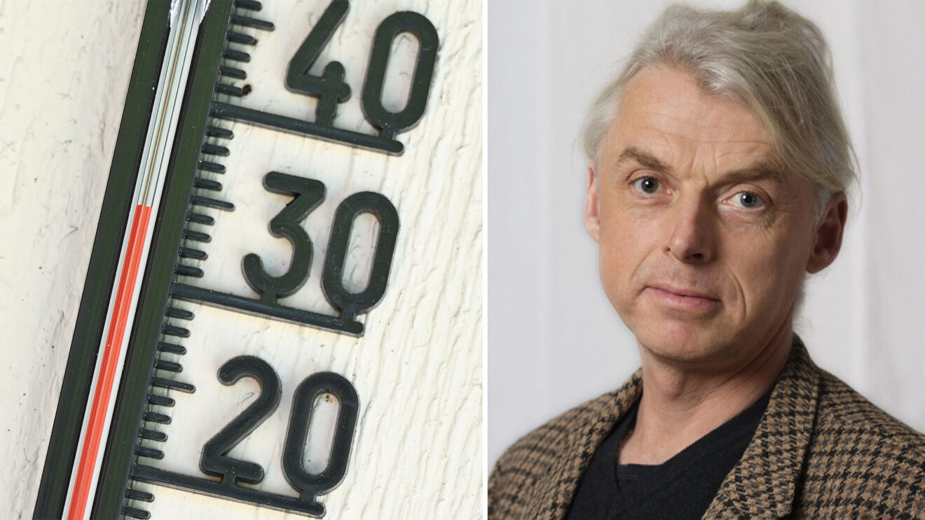 Fredrik Haux, expert på ventilation på Arbetsmiljöverket, uttalar sig om vad man ska tänka på vid arbete i ovanligt hög värme. Foto: Katarina Johansson