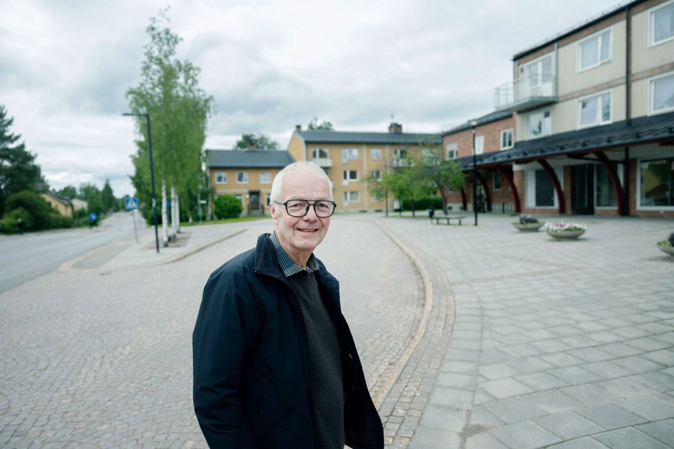 ”Vi tänker inte ta på oss någon offerkofta. I Bispgården finns bra lokaler och välutbildad personal som vill bo kvar här. Det är upp till företagen att passa på,” säger Anders Ljung, ordförande i Fors företagareförening. Foto: Mats Andersson