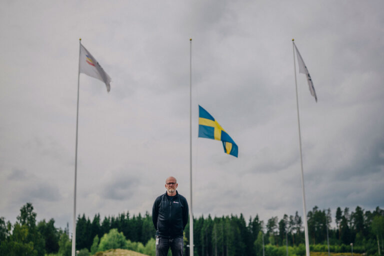 Leif Westberg, ordförande för IF Metallklubben på Seco tools i Fagersta. Foto: David Lundmark