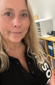 Jennifer Wahlberg, IF Metalls klubbordförande på Bosch i Tranås. Foto: Privat