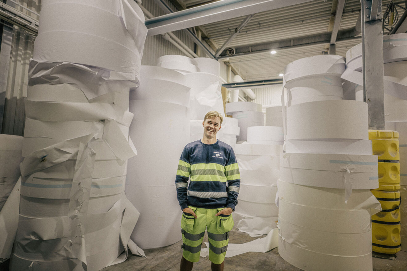 Pappersarbetaren Malte, 21: ”Man behöver inte rösta på mig”