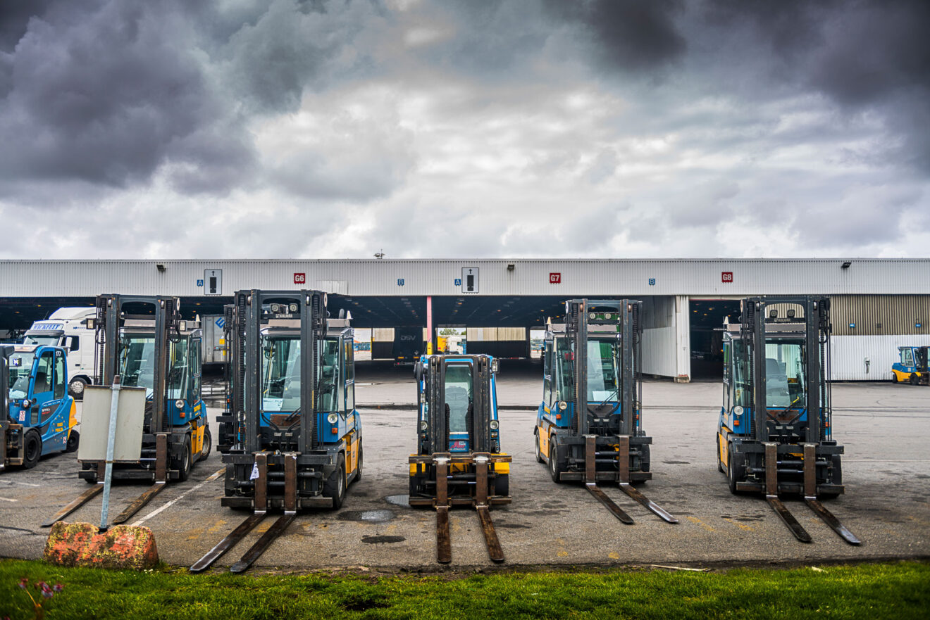 Truckar i Göteborg. Foto: David Lundmark