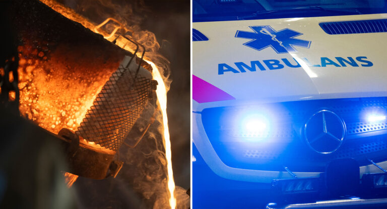 Fick smält metall i ögat efter explosion — skyddskläder saknades