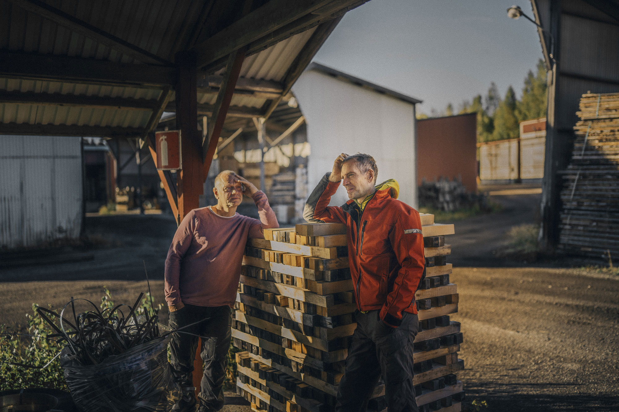 En epok är slut.  Sågverksdöden drabbade slutligen även bröderna Erik och Per Stål.