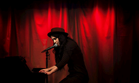 Miss Li beklagade att regeringen sparar pengar på sjuka människor. Foto: SIMON RYDÉN