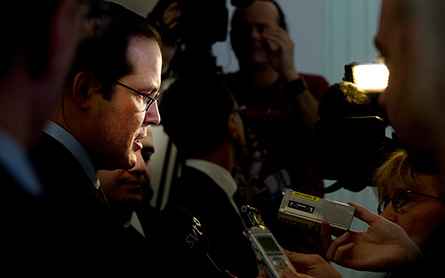 Finansminister Anders Borgs budget innehåller bland annat ett femte jobbskatteavdrag. Foto: PONTUS LUNDAHL