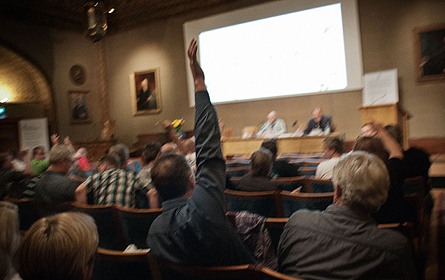 I dag beslöt Pappers extra förbundsmöte att ställa sig bakom den kravlista som på väsentliga punkter backar upp LO:s krav i den kommande avtalsrörelsen. Foto: ALEXANDER DONKA
