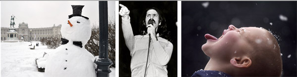 Älskar du snö? Eller är det kanske det värsta du vet? Oavsett läggning finns det låtar som är på din sida. Foto: TT NYHETSBYRÅN