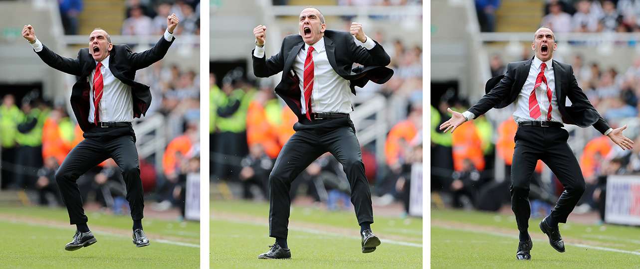 Paolo Di Canio under söndagens Premier Leauge-match mot Newcastle. Foto: SCOTT HEPPELL