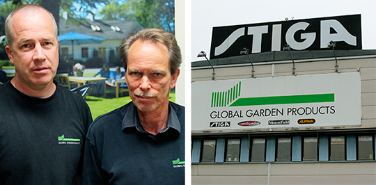 Ordföranden Mikael Stenqvist och sekreteraren Hans Carlsson hoppas på snabb försäljning av GGP. Foto: HARALD GATU