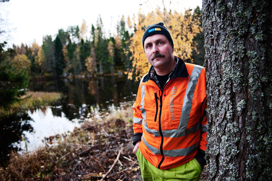 Rickard Forslund vill få andra att sluta ta risker som han själv tog före  olyckan. Foto: OLA HÅKANSSON