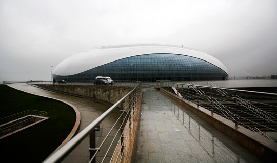 Bolsjoj isstadion, en blivande multiarena i OS-staden Sotji. Foto: IGOR YAKUNI