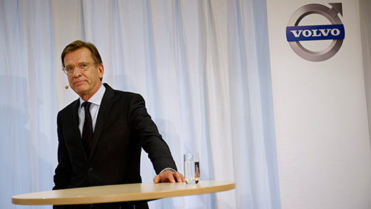 Håkan Samuelsson ska få bilköparna att välja Volvo. Foto: JESSICA GOW